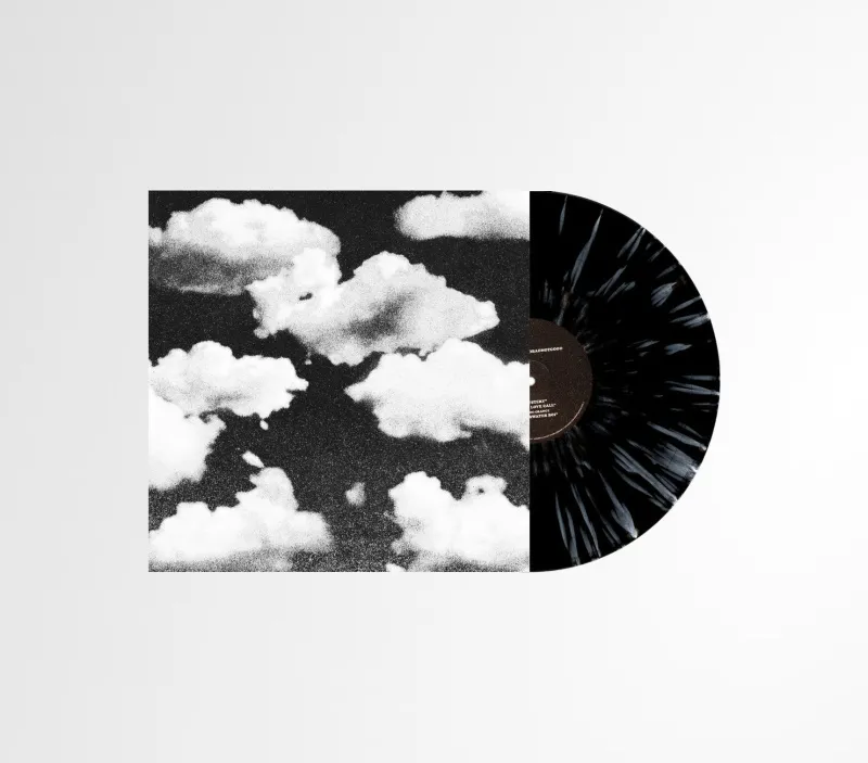 New Heart Designs (Black & White Clouds Splatter Vinyl)