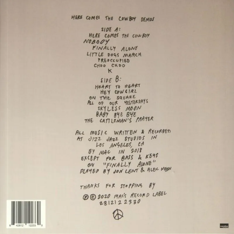 Here Comes The Cowboy Demos