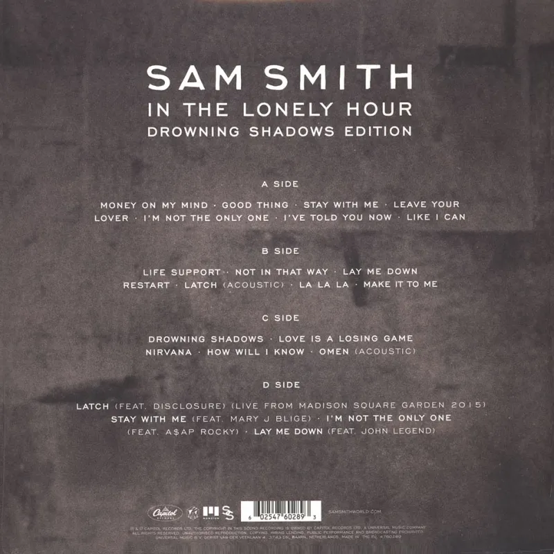 In The Lonely Hour: Drowning Shadows Edition