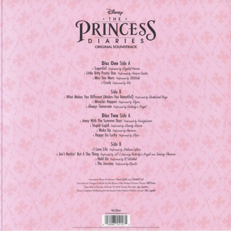 The Princess Diaries (Original Soundtrack) (Clear with Blue Splatter Vinyl)