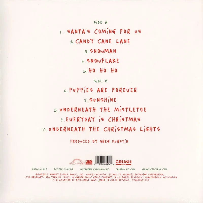 Everyday Is Christmas (Peppermint Vinyl)