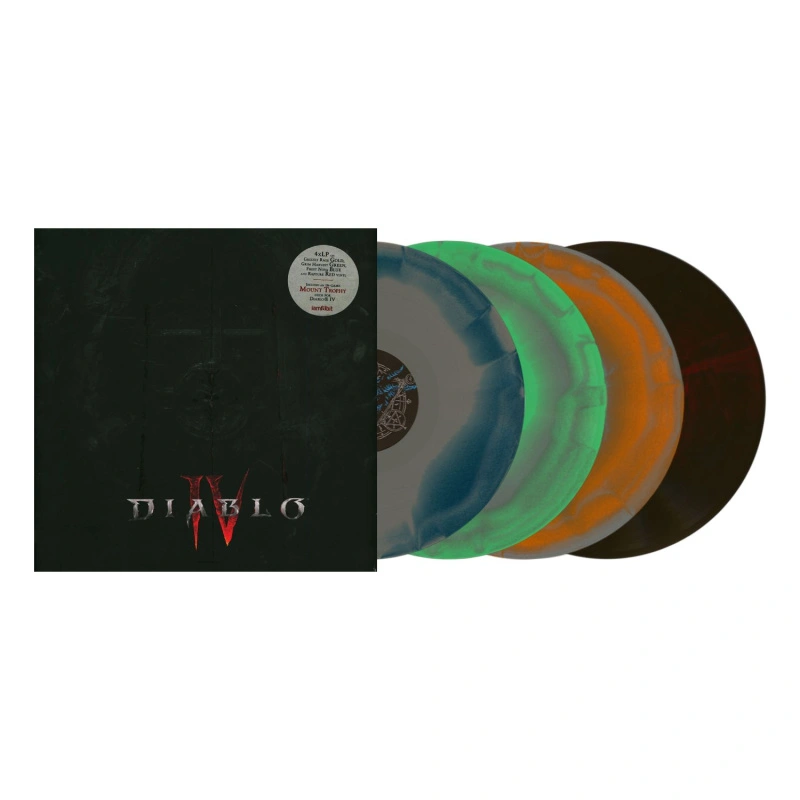 Leo Kaliski, Ted Reedy, Derek Duke, Ryan Amon, Neal Acree – Diablo IV (Rapture Red / Grizzly Rage Gold / Grim Harvest Green / Frost Nova Blue Vinyl Box Set) 