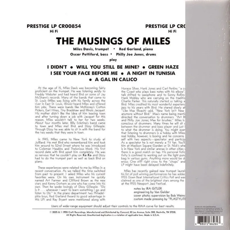 The Musings Of Miles (Mono)