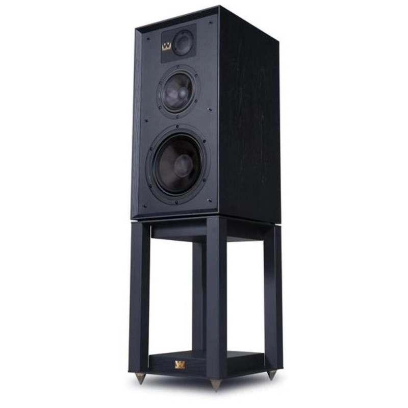 Wharfedale Linton 85th Anniversary with Stands Black Oak