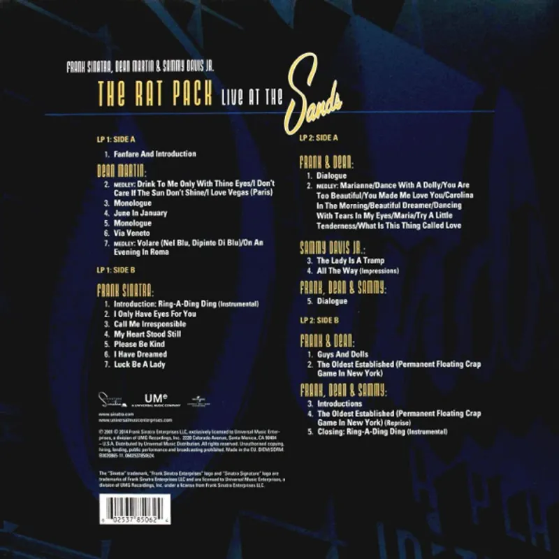 The Rat Pack Live At The Sands