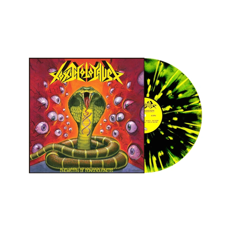 Chemistry Of Consciousness (Swamp Green & Olive Green Merge with Neon Yellow Splatter Vinyl)