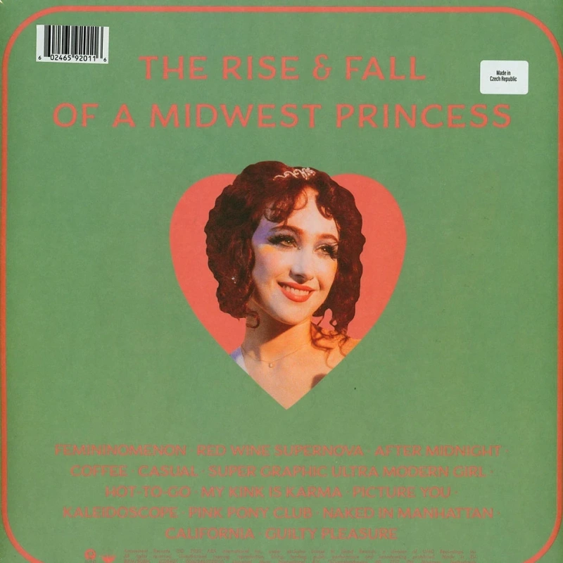 The Rise & Fall Of A Midwest Princess (1 Year Anniversary My Kink Is Coral Vinyl)