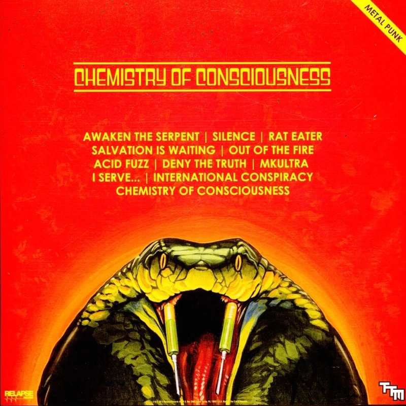 Chemistry Of Consciousness (Swamp Green & Olive Green Merge with Neon Yellow Splatter Vinyl)