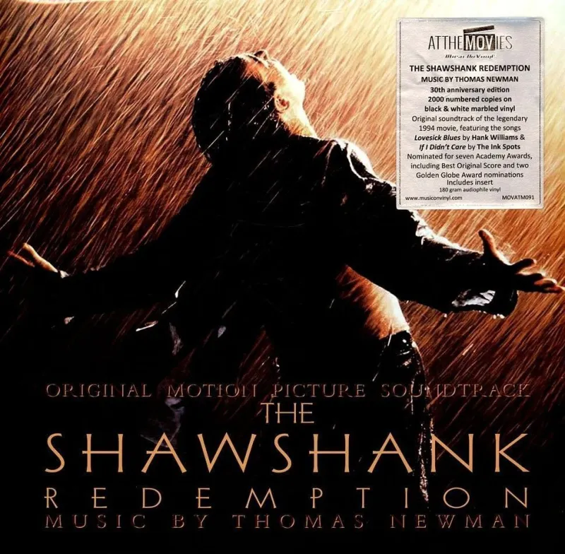 The Shawshank Redemption (Original Motion Picture Soundtrack) (30th Anniversary Black & White Marbled Vinyl)