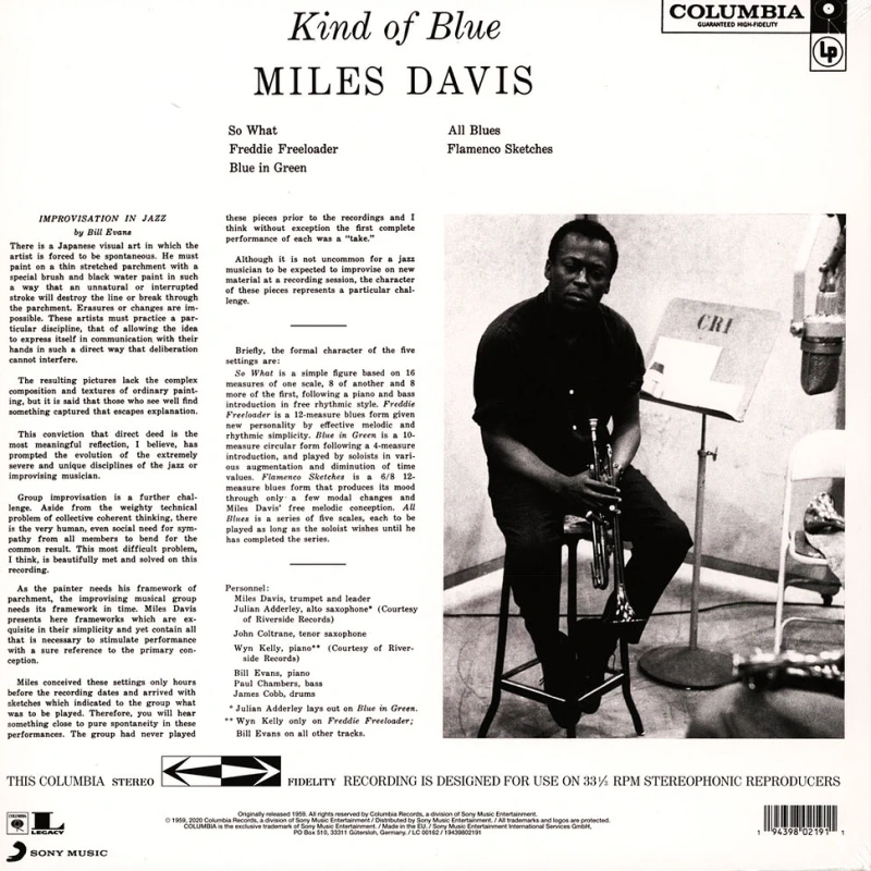 Kind Of Blue (Clear Vinyl)