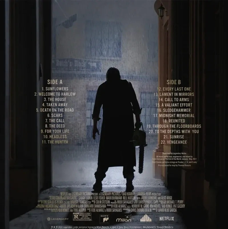 Texas Chainsaw Massacre (Original Motion Picture Soundtrack) (Sunflower And Blood Yellow with Red Marble Vinyl)