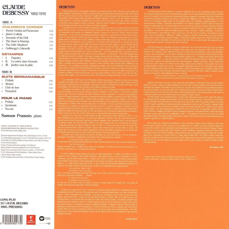 Debussy: Children's Corner / Estampes / Suite Bergamasque / Pour Le Piano