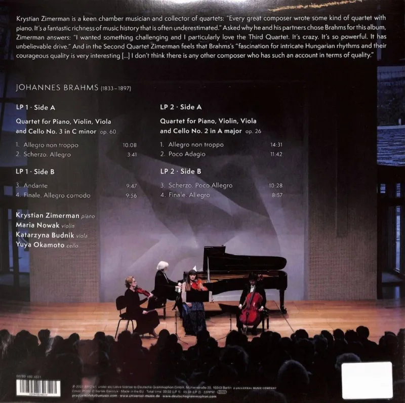 Brahms: Piano Quartets Nos. 2 & 3
