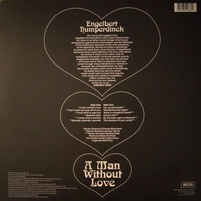 A Man Without Love (Bottle Green Clear Vinyl)