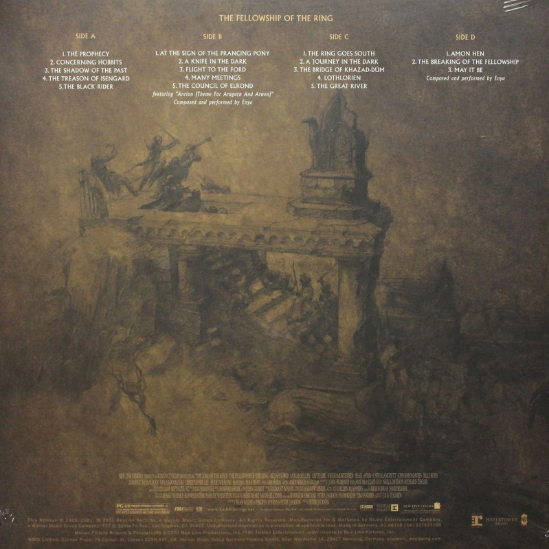 The Lord Of The Rings: The Fellowship Of The Ring (Original Motion Picture Soundtrack) 