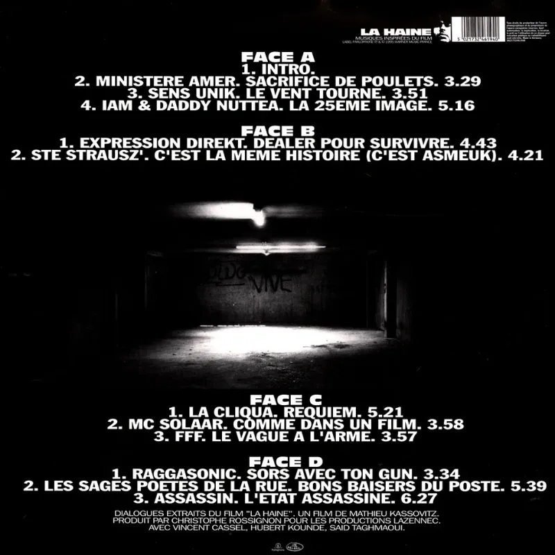 La Haine (Musiques Inspirees Du Film) (Red Vinyl)