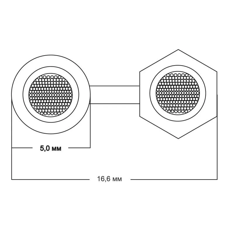 Van den Hul The Goldwater 2х2м с разъемами "банан" 