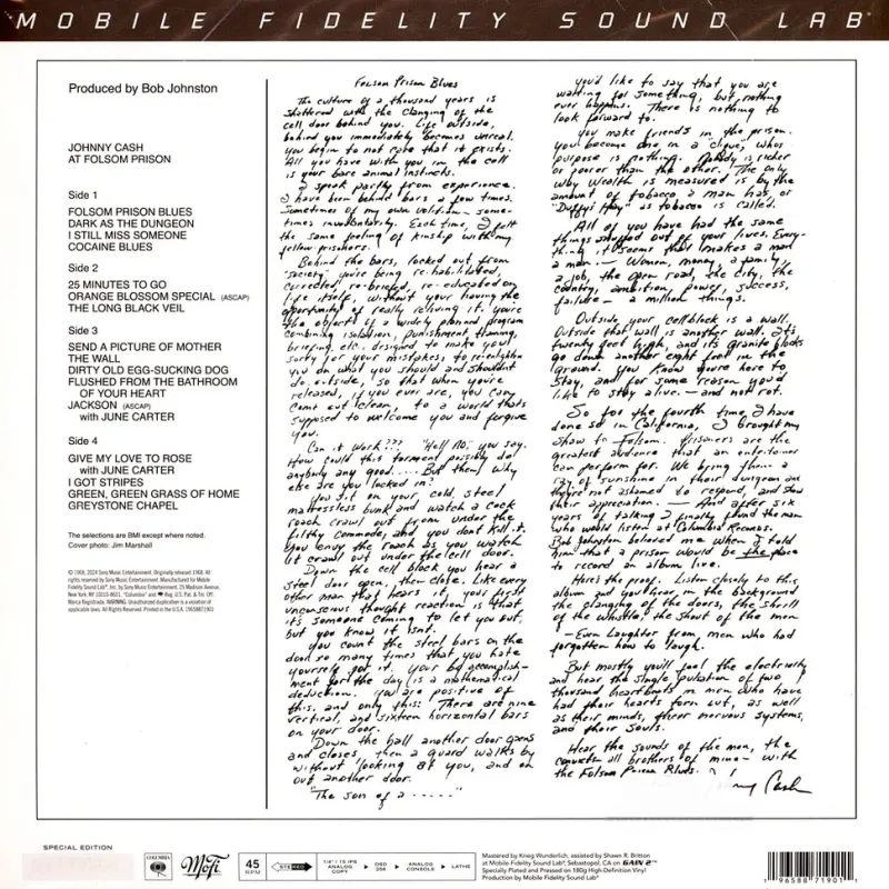 At Folsom Prison (MoFi Special Edition)