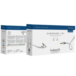 Inakustik Premium MP3 Audio Cable 90° 3.5 Phone plug 0.75 m (0041040075)