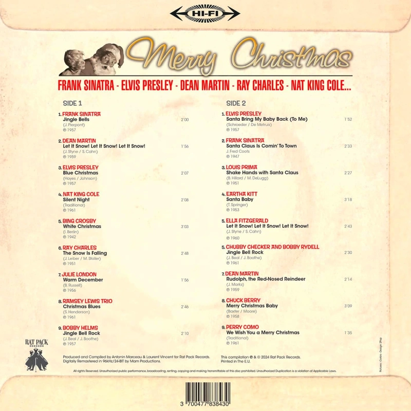 Merry Christmas (Snowflake Color Vinyl)