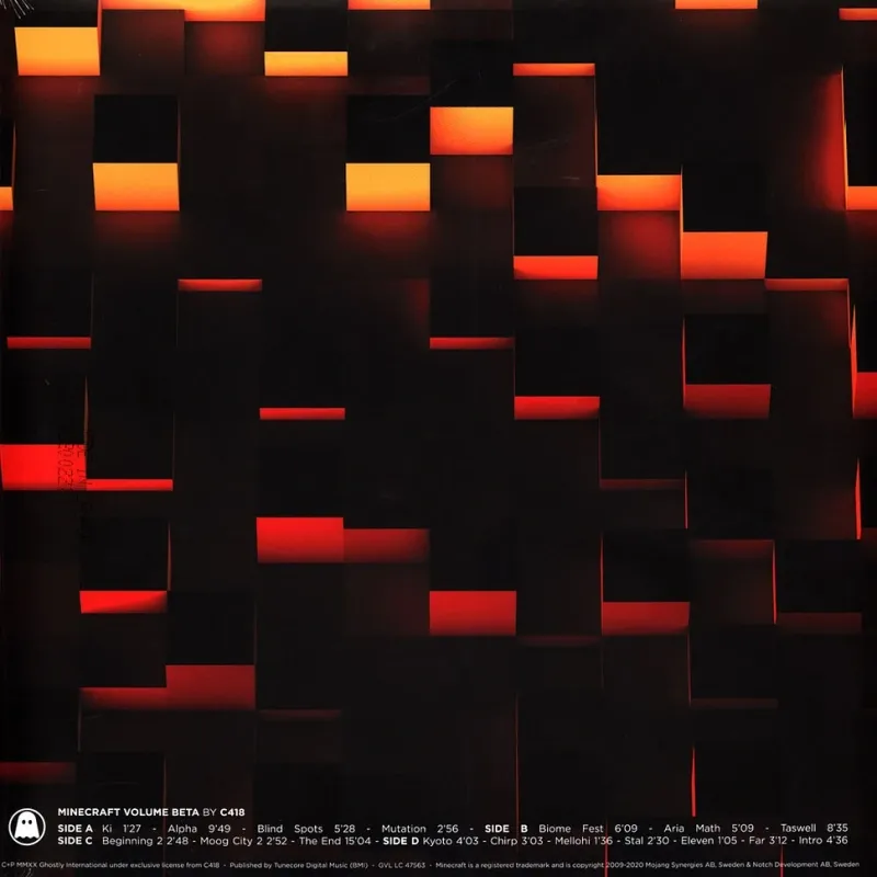 Minecraft Volume Beta (Fire Red with Yellow Splatter Vinyl)