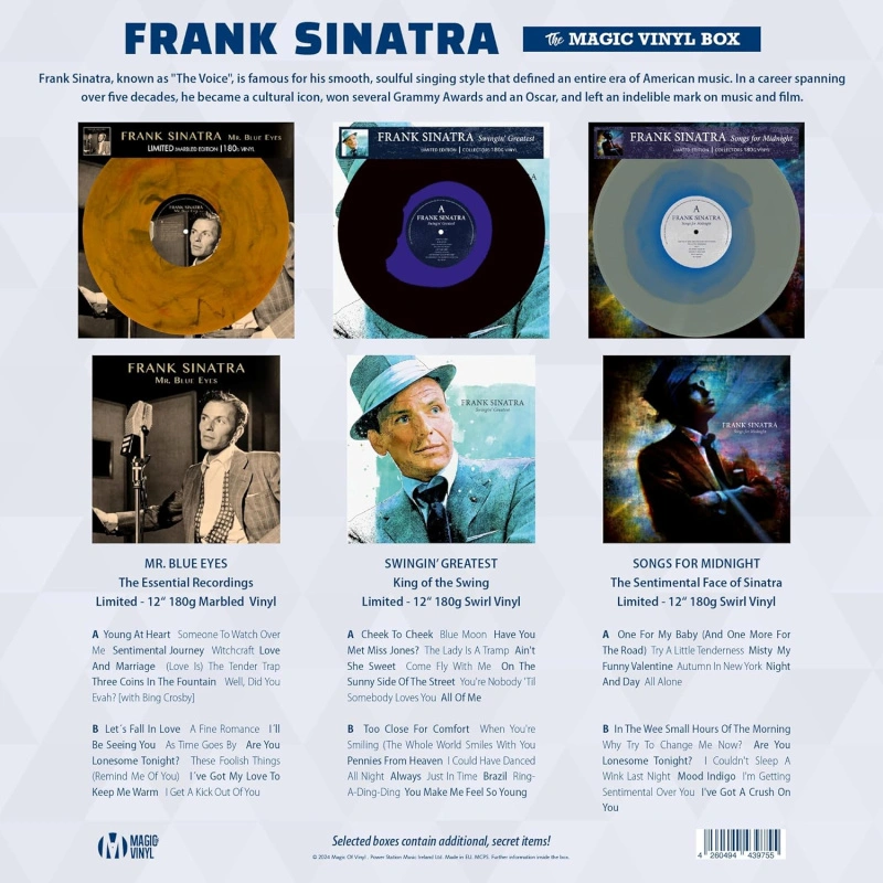Frank Sinatra: The Magic Vinyl Box (Collectors Edition Multicoloured Vinyl Box Set)