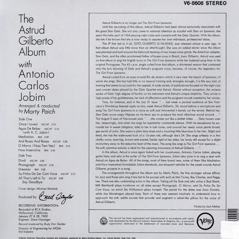 The Astrud Gilberto Album