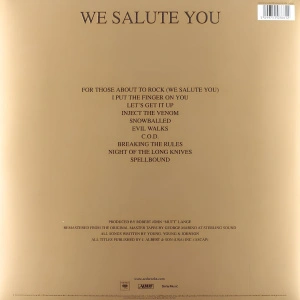 For Those About To Rock (We Salute You)