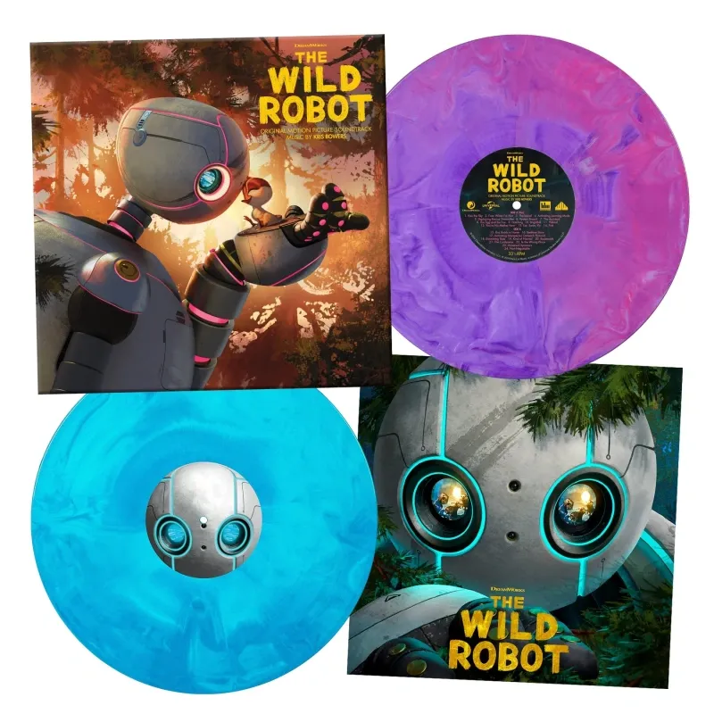 The Wild Robot (Original Motion Picture Soundtrack) (Hand-Poured Roz Blue & Purple Swirl Vinyl)