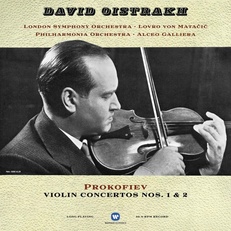 David Oistrakh, London Symphony Orchestra, Lovro Von Matacic, Philharmonia Orchestra, Alceo Galliera – Prokofiev: Violin Concertos Nos. 1 & 2