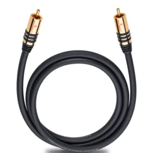 Oehlbach PERFORMANCE NF Sub-cable cinch/cinch, 8 0m mono black (D1C21538)
