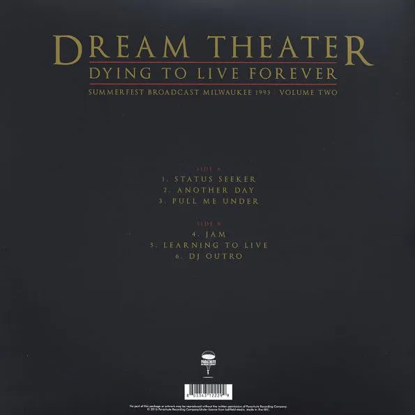 Dying To Live Forever - Summerfest Broadcast Milwaukee 1993 Vol.2