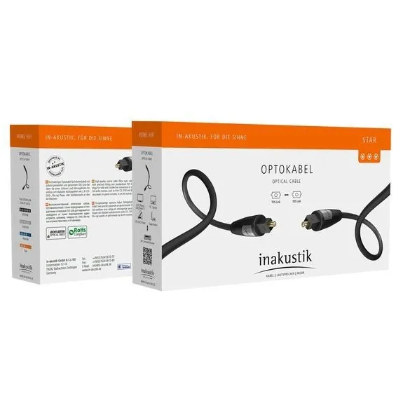 INAKUSTIK Star Optical Cable Toslink 0.75 m