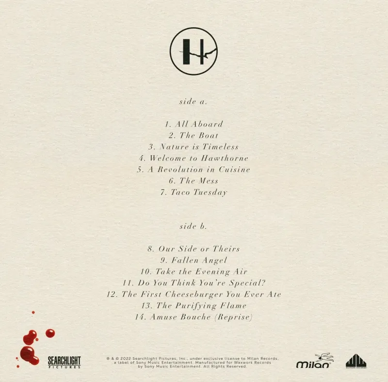 The Menu (Original Motion Picture Soundtrack) (Deluxe Edition Green Cloudy with Black, Purple & Orange Splatter Vinyl)