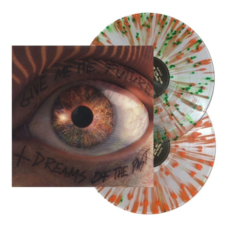 Give Me The Future + Dreams Of The Past (Clear with Green & Orange Splatter)