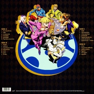 Jojo's Bizarre Adventure Golden Wind Vinyl Soundtrack (Orange & Yellow Marble Vinyl)