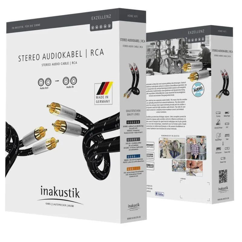 Inakustik Exzellenz Stereo Cable RCA 3.0 m (00604103)
