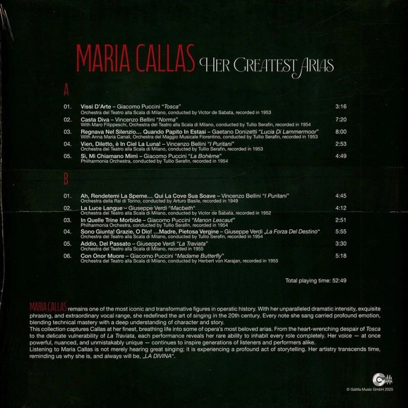 Her Greatest Arias (Red Vinyl)