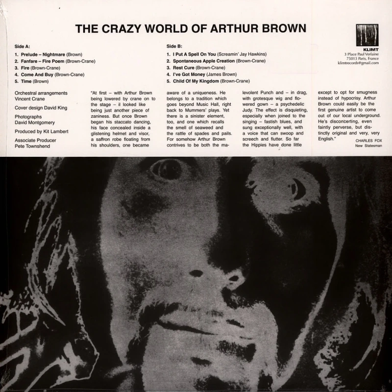 The Crazy World Of Arthur Brown (Pink Vinyl)