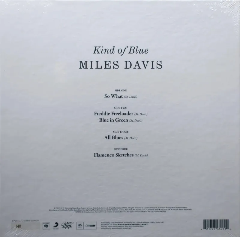 Kind Of Blue (MoFi Special Edition Box Set)