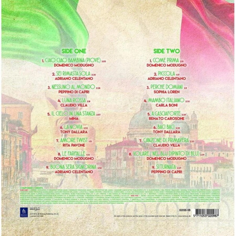 Ciao Italia: Great Songs Of Italy