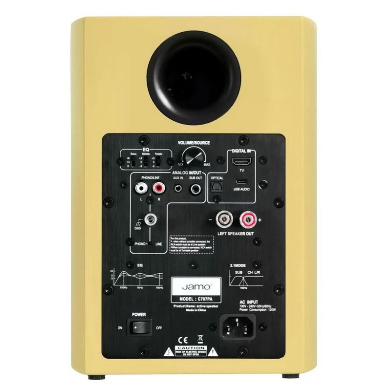 Jamo C707PA MKII, Yellow