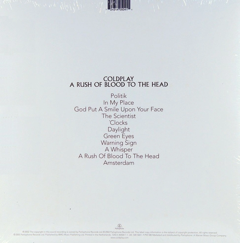 A Rush Of Blood To The Head