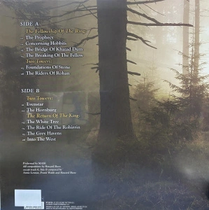 Music From The Lord Of The Rings: Themes (White Clear Vinyl)