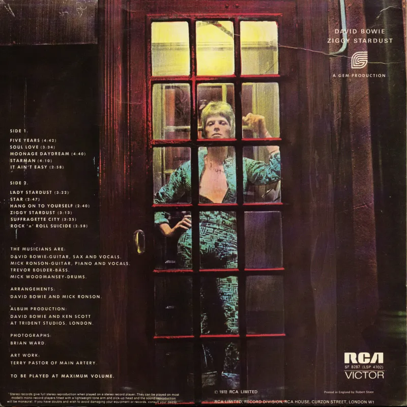 The Rise And Fall Of Ziggy Stardust And The Spiders From Mars