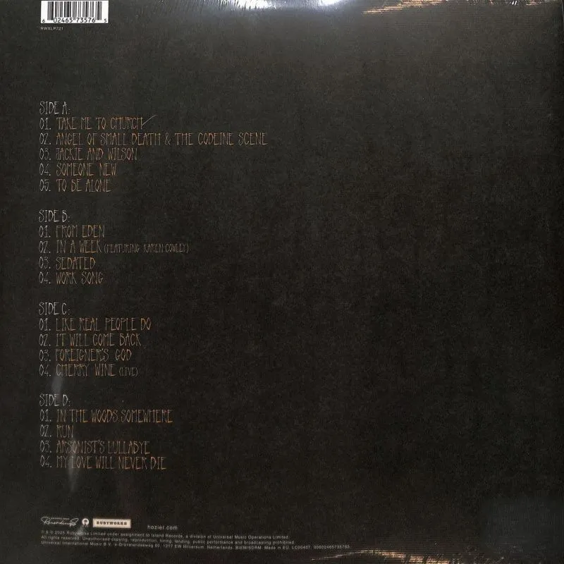 Hozier (Deluxe Edition Opaque Custard Vinyl)