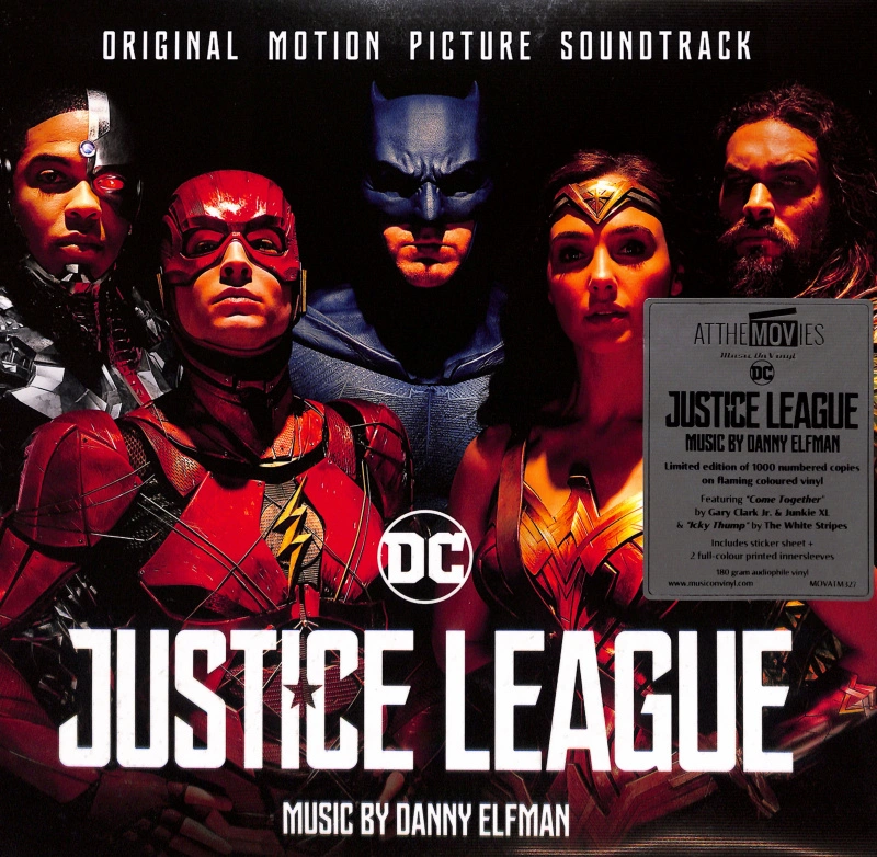 Justice League (Original Motion Picture Soundtrack) (Flaming Orange Red Marbled Vinyl)