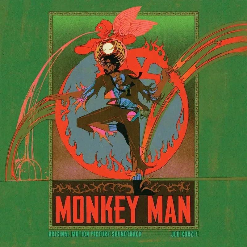 Monkey Man (Original Motion Picture Soundtrack) (Deluxe Blood Red, Black, & Gold Swirl Vinyl)