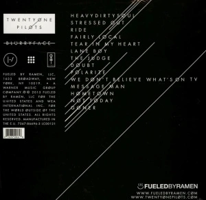 Blurryface (10 Year Anniversary Special Edition Burgundy Splatter Vinyl)