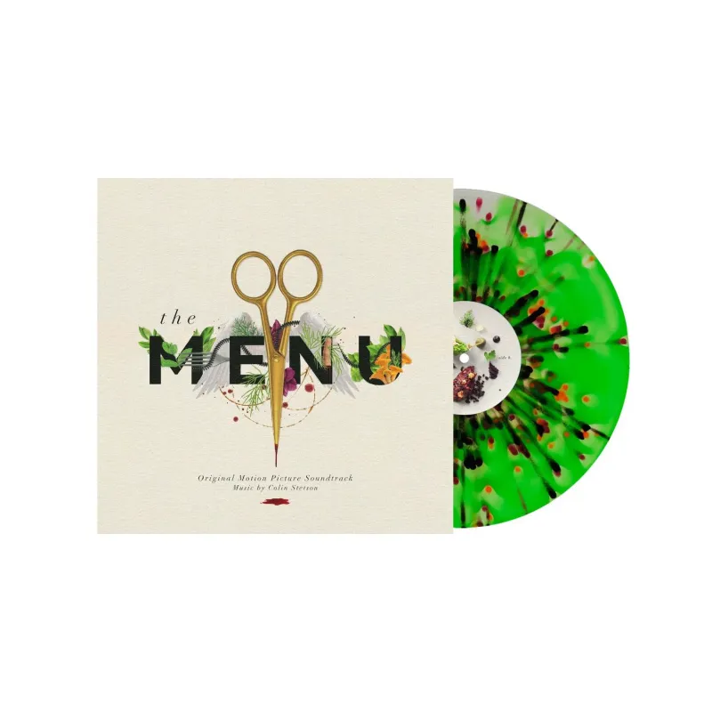 The Menu (Original Motion Picture Soundtrack) (Deluxe Edition Green Cloudy with Black, Purple & Orange Splatter Vinyl)
